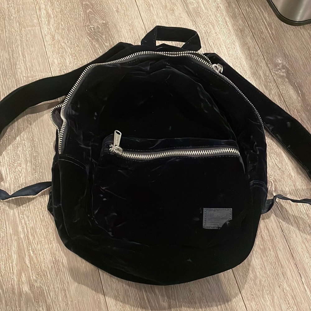 Herschel supply mini navy velvet backpack
